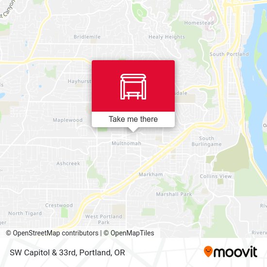 Mapa de SW Capitol & 33rd