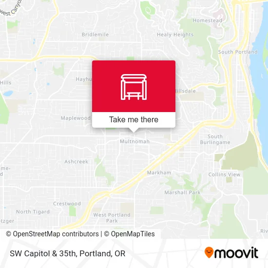 Mapa de SW Capitol & 35th