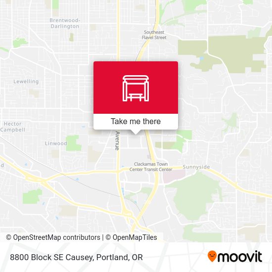 8800 Block SE Causey map