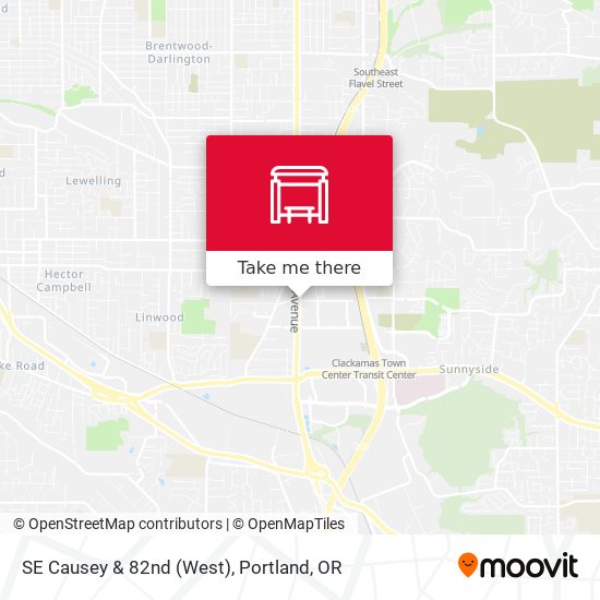 SE Causey & 82nd (West) map