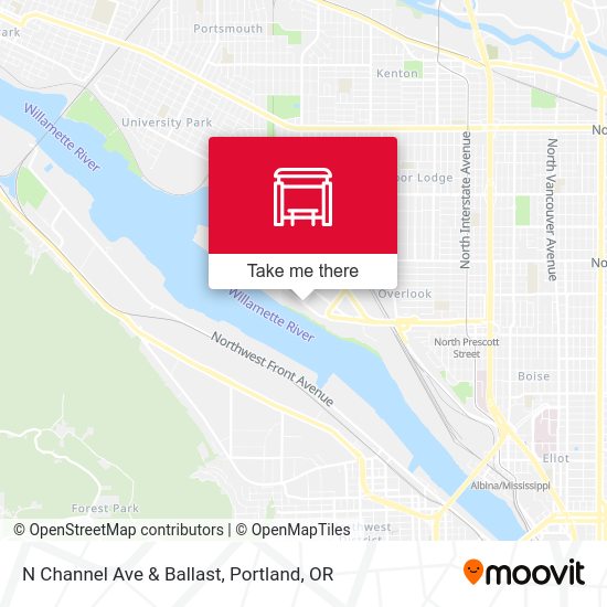 Mapa de N Channel Ave & Ballast