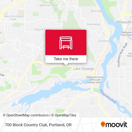 Mapa de 700 Block Country Club