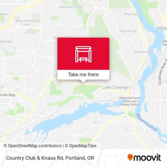 Country Club & Knaus Rd map