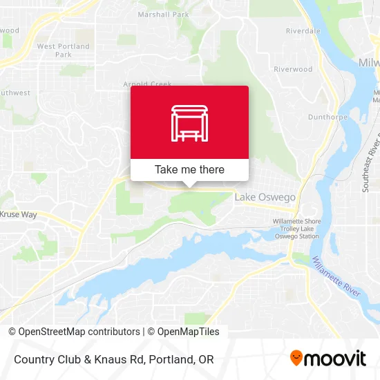 Country Club & Knaus Rd map