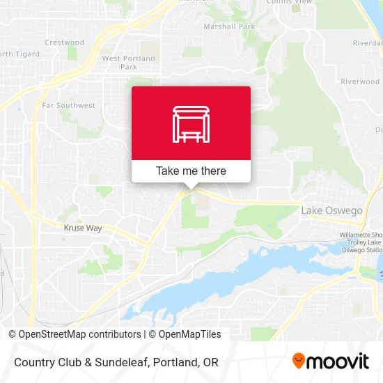 Country Club & Sundeleaf map