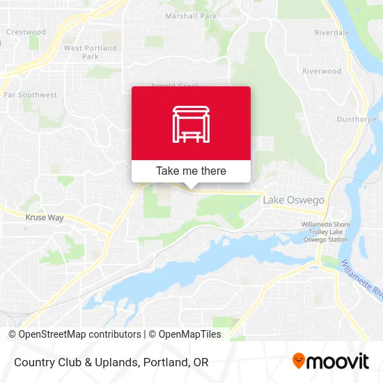 Country Club & Uplands map