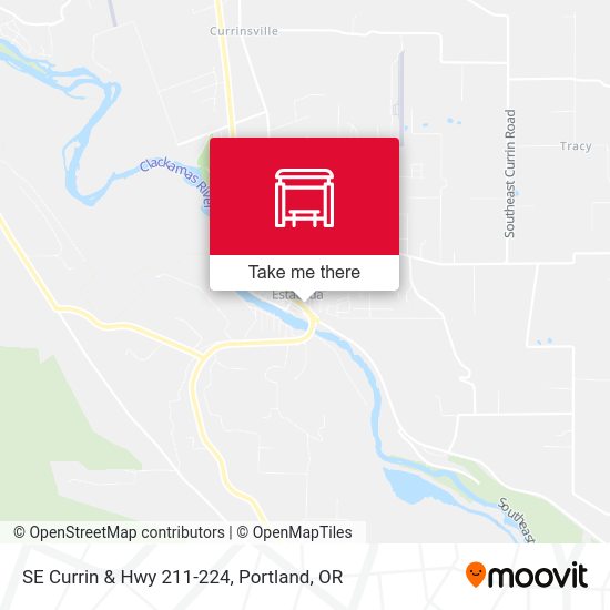 SE Currin & Hwy 211-224 map