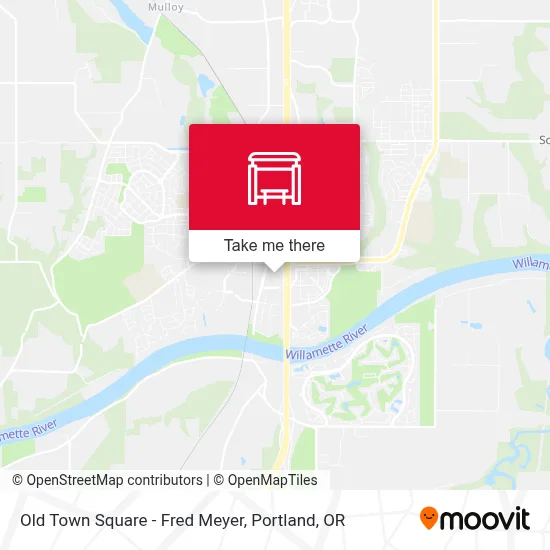 Old Town Square - Fred Meyer map