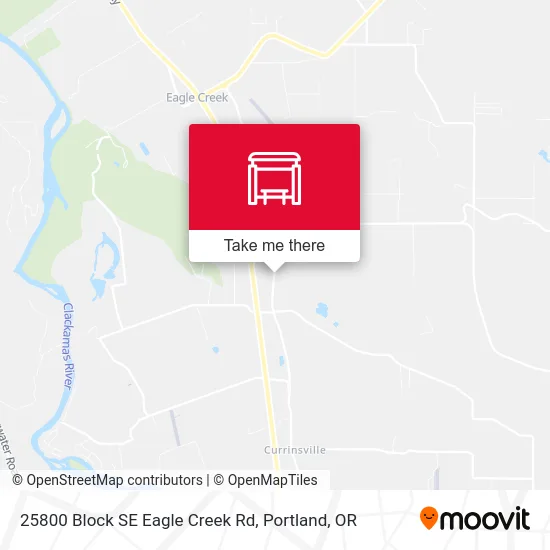 25800 Block SE Eagle Creek Rd map