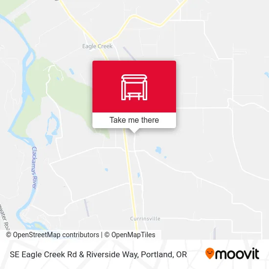SE Eagle Creek Rd & Riverside Way map