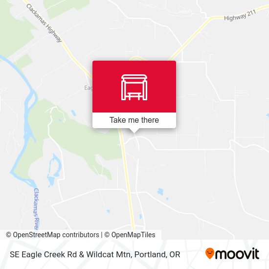 SE Eagle Creek Rd & Wildcat Mtn map