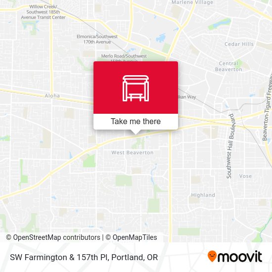 Mapa de SW Farmington & 157th Pl
