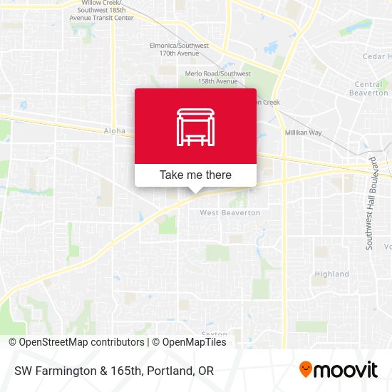 Mapa de SW Farmington & 165th