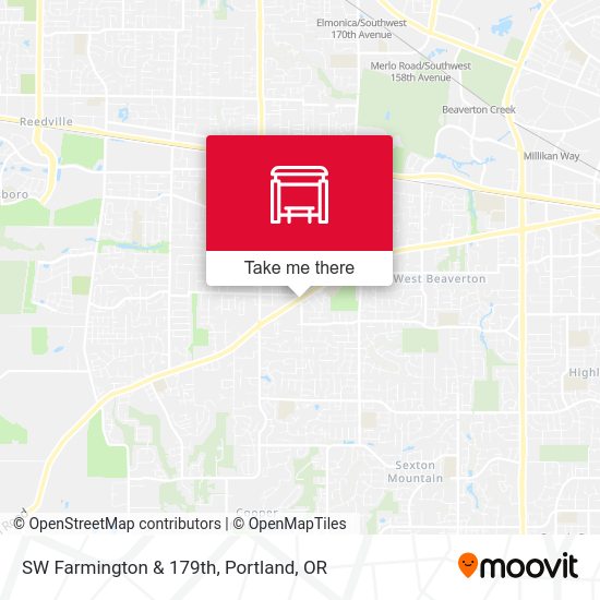 Mapa de SW Farmington & 179th