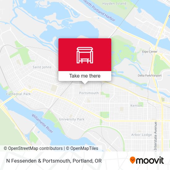 N Fessenden & Portsmouth map