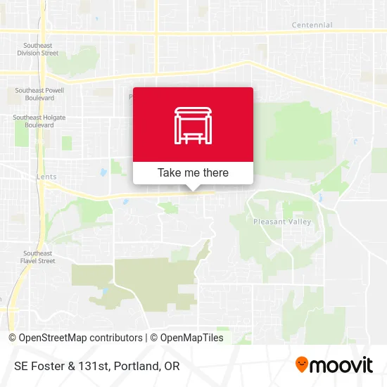 SE Foster & 131st map