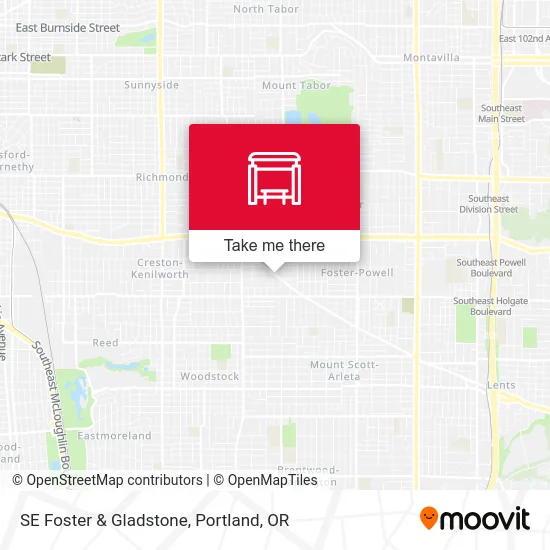 SE Foster & Gladstone map