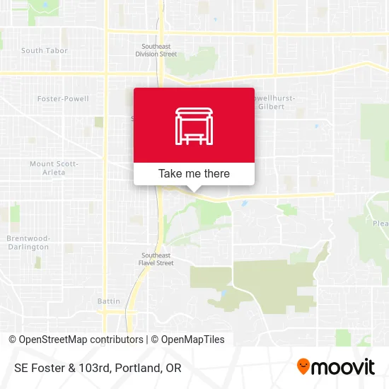 Mapa de SE Foster & 103rd