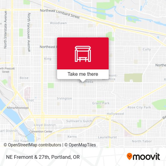 Mapa de NE Fremont & 27th