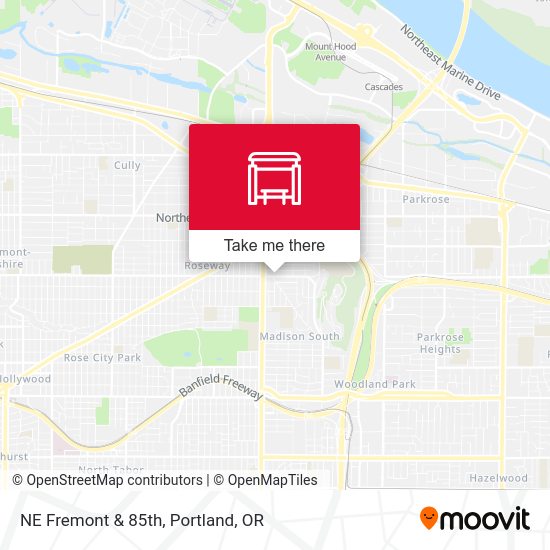 Mapa de NE Fremont & 85th