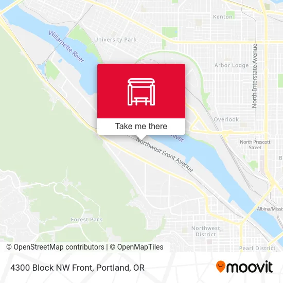 4300 Block NW Front map
