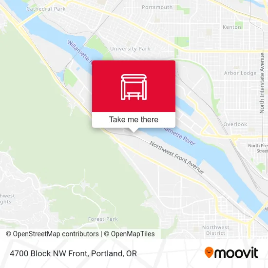 4700 Block NW Front map