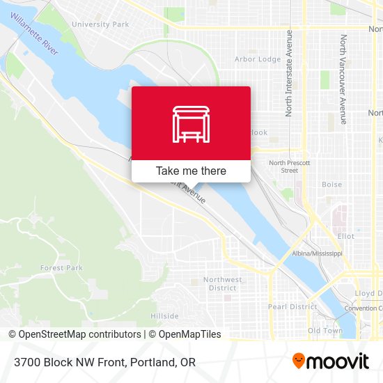 3700 Block NW Front map