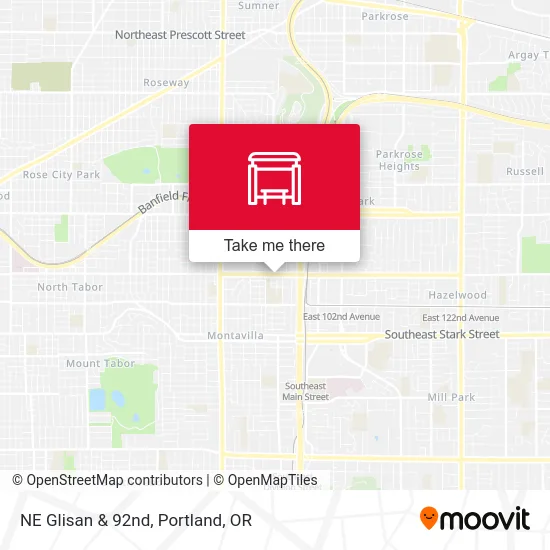Mapa de NE Glisan & 92nd