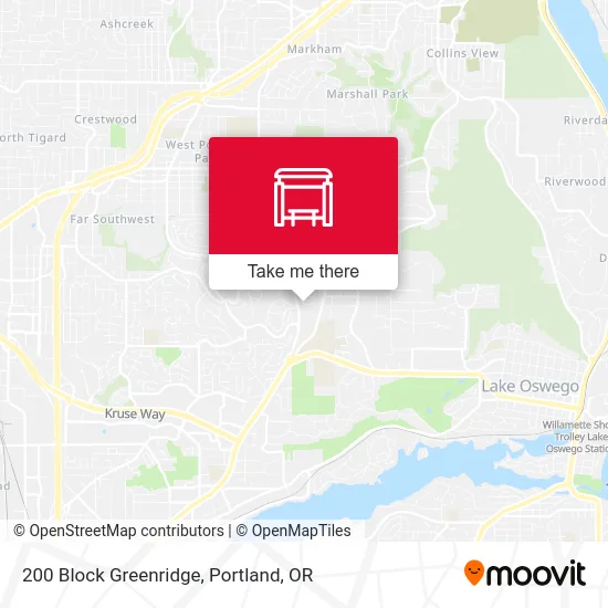 200 Block Greenridge map