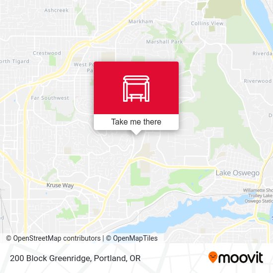 Mapa de 200 Block Greenridge