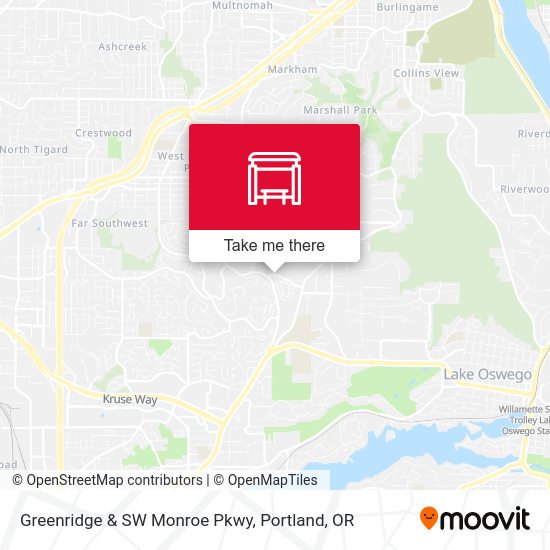 Mapa de Greenridge & SW Monroe Pkwy