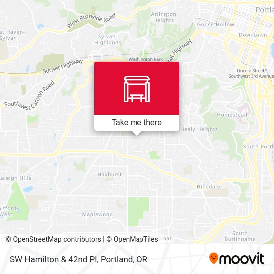 Mapa de SW Hamilton & 42nd Pl