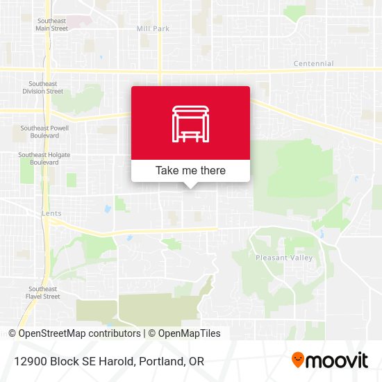 Mapa de 12900 Block SE Harold