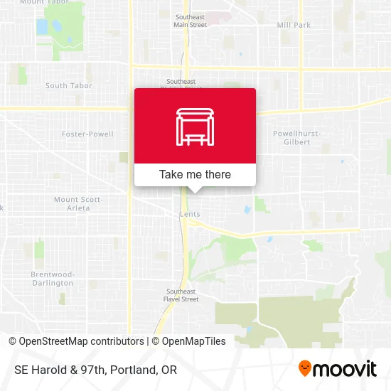 SE Harold & 97th map