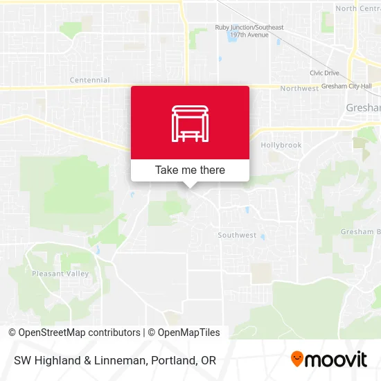 SW Highland & Linneman map