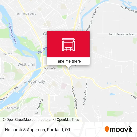 Holcomb & Apperson map