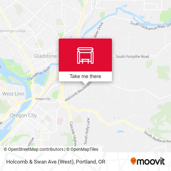 Holcomb & Swan Ave (West) map