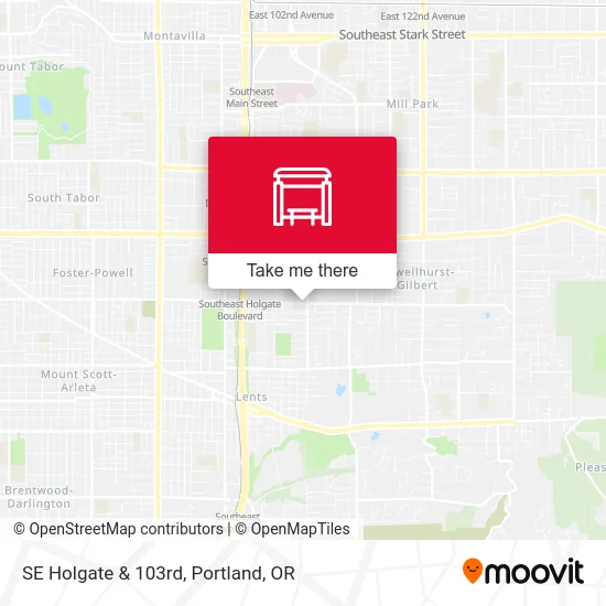 Mapa de SE Holgate & 103rd