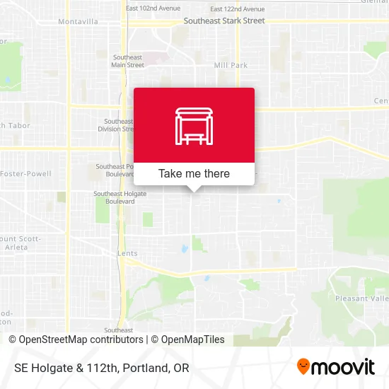 SE Holgate & 112th map