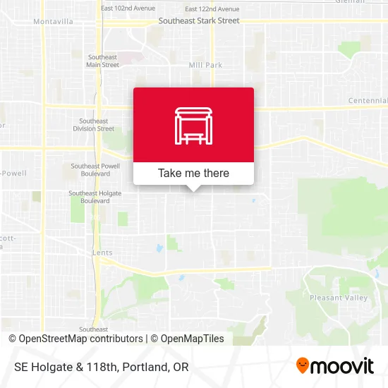 Mapa de SE Holgate & 118th