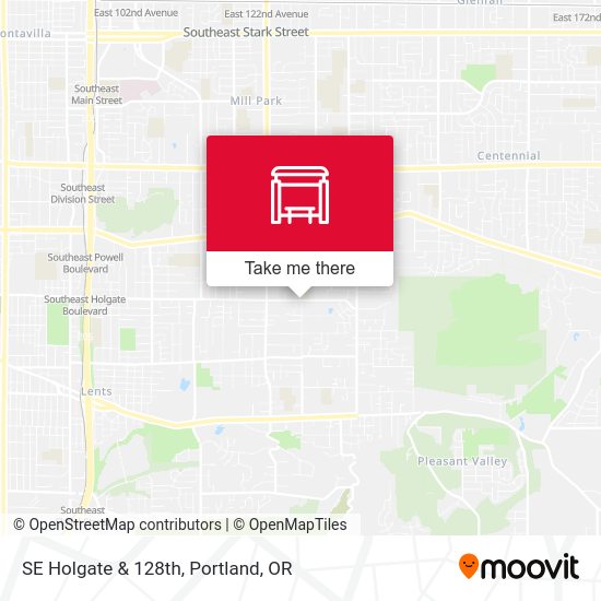 SE Holgate & 128th map