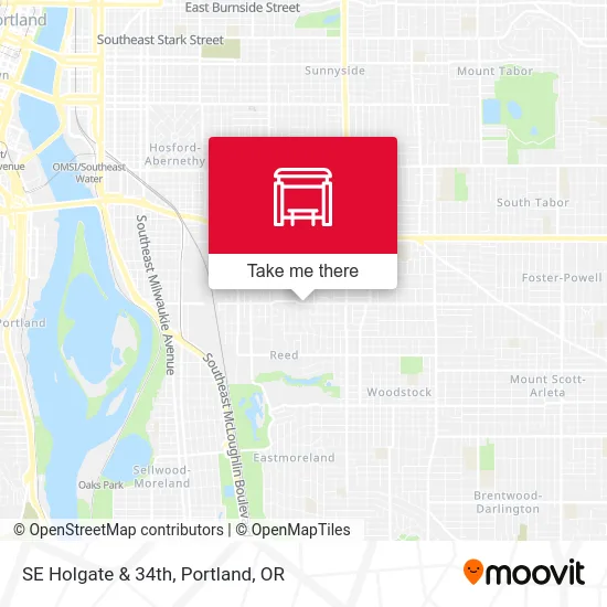 SE Holgate & 34th map