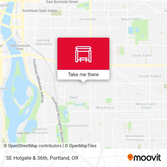 SE Holgate & 36th map