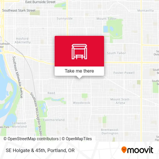 SE Holgate & 45th map