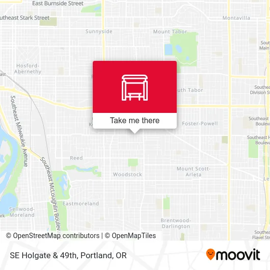 SE Holgate & 49th map