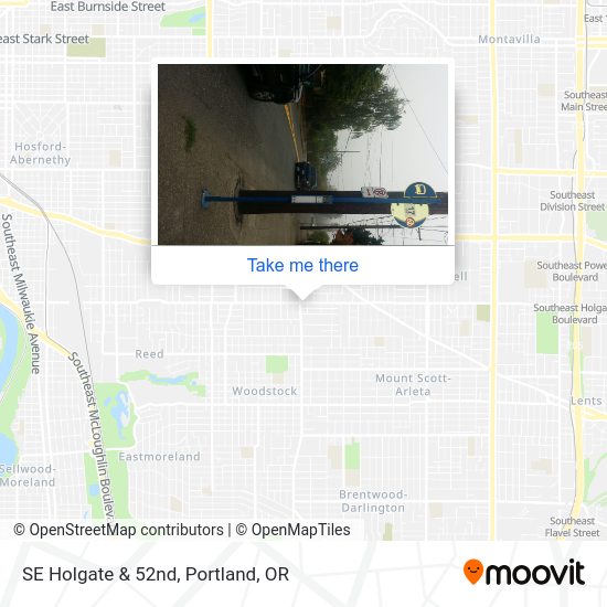 Mapa de SE Holgate & 52nd