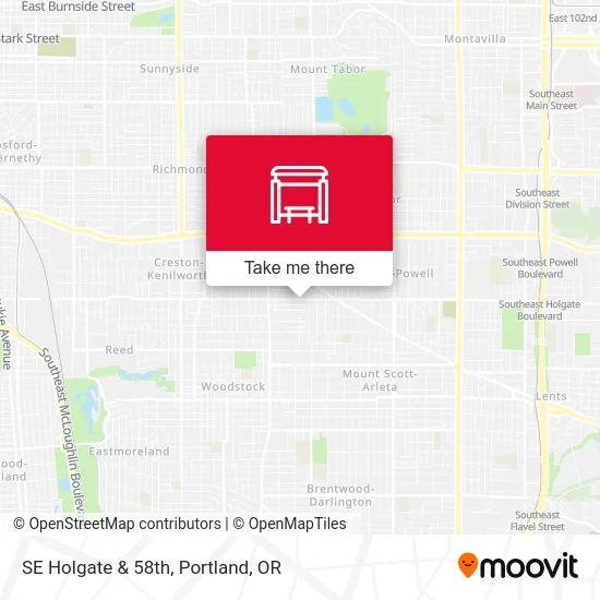 SE Holgate & 58th map