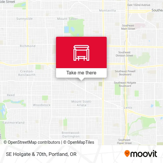 SE Holgate & 70th map