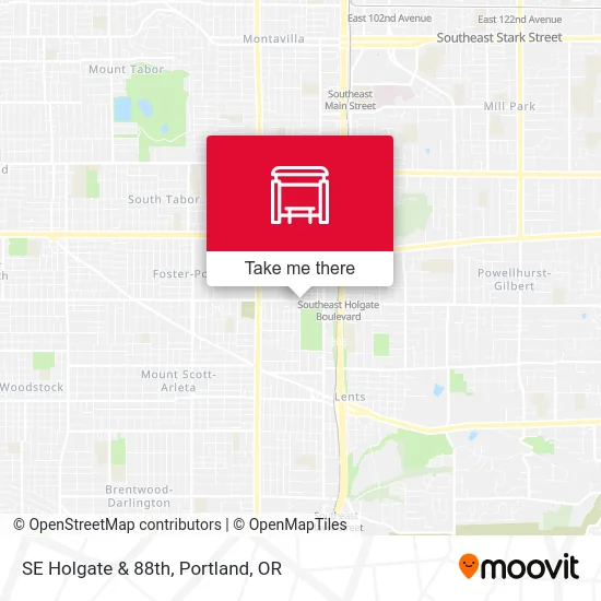 SE Holgate & 88th map