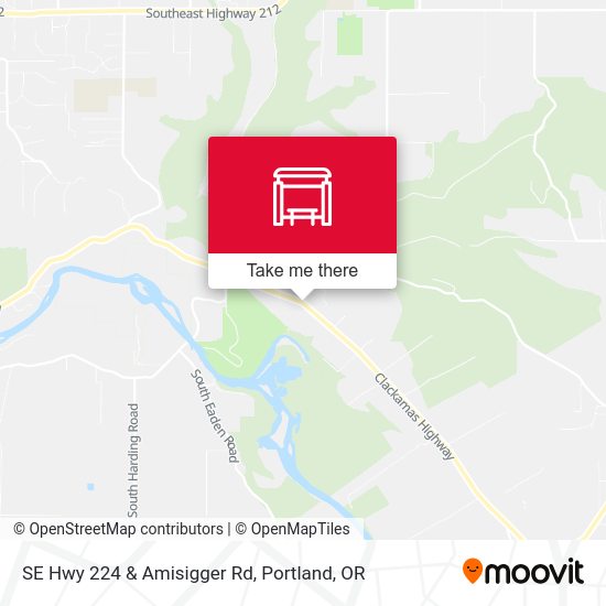 Mapa de SE Hwy 224 & Amisigger Rd
